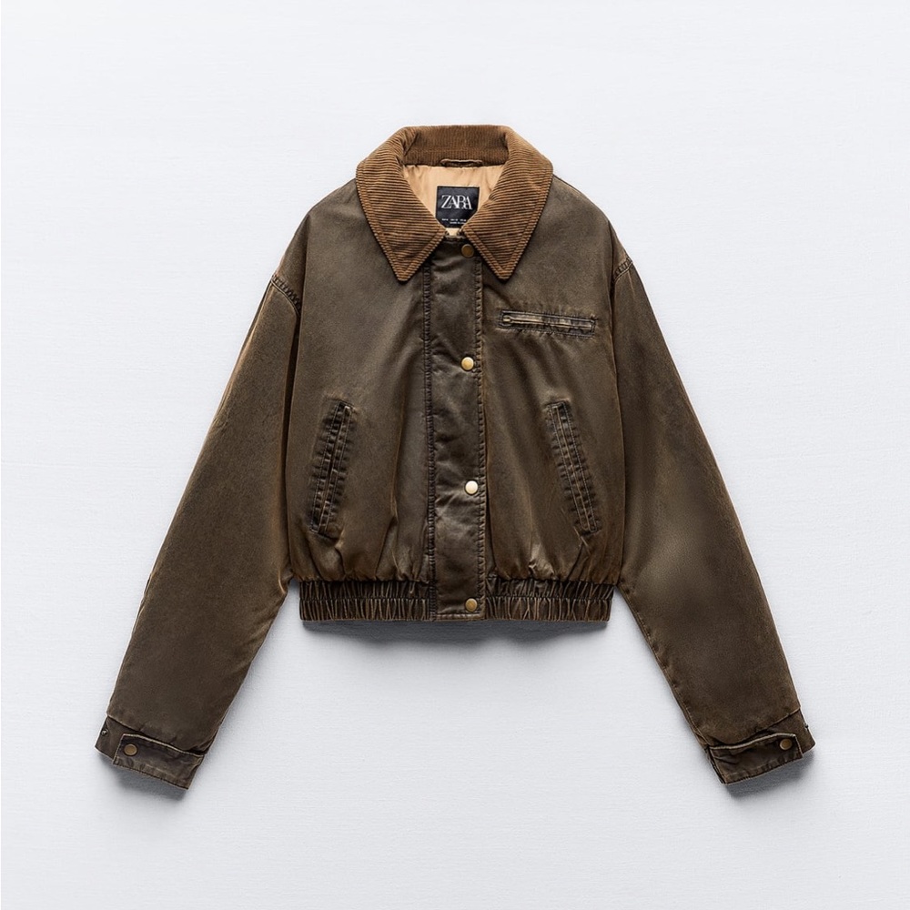 Zara Blouson Aviateur Court jacket size M